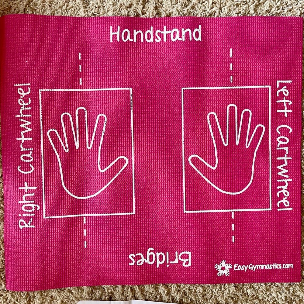 Cartwheel, Handstand, Bridge Training Mat Tumbling Gymnastics